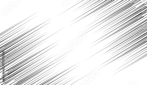 Comic book speed lines set, explosion effect. Abstract zoom speed light, motion background. Mega speed frame. Vector illustration 