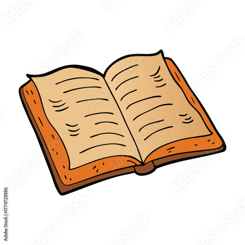 An ancient, open book lies before you, its delicate pages filled with flowing cursive, whispering forgotten stories of old wisdom and timeless secrets.
