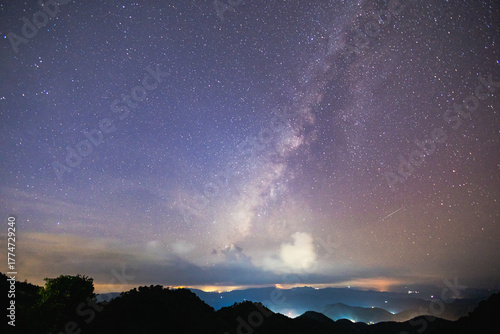 Foto Unpolluted night sky