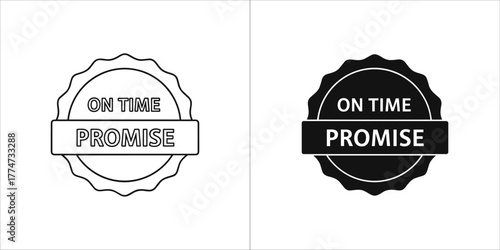 On time promise stamp