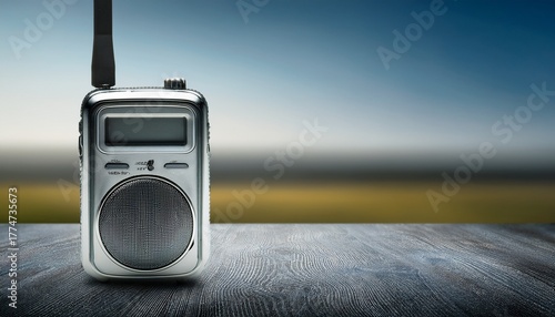 portable or pocket shortwave radio with antenna