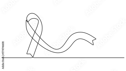 World diabetes day vector image design illustration stock illustration, World diabetes continuous one line drawing style. World diabetes day concept. Single line draw. Minimalist, Editable outline