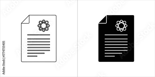 Black line video graphic card icon