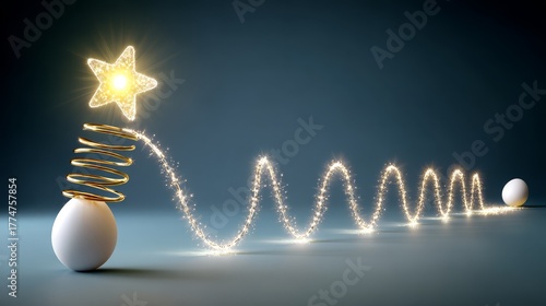 White egg with golden spiral art elegant design stunning white egg features intricate golden spiral design