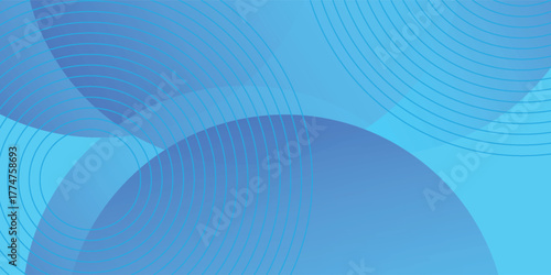 Sky blue elements with fluid gradient. Dynamic shapes composition. Vector illustration, Colorful geometric background.