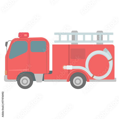 消防車のイラスト