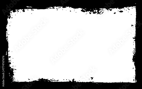 Grunge Frame Overlays: Featuring weathered textures, sharp frames, and high-resolution renders. They're perfect for adding an artistic, vintage, Black grunge border. 