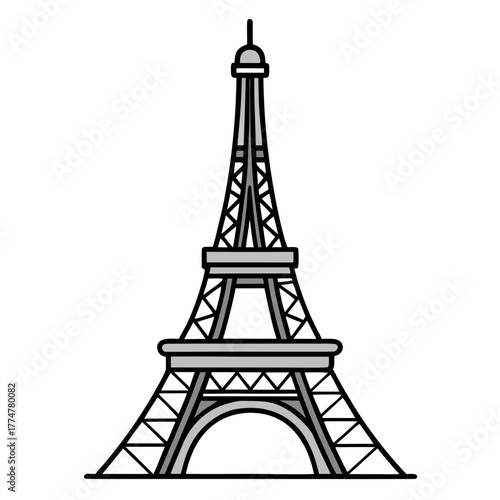 eiffel tower vector