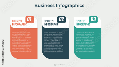 Vector Infographic design business template with icons and 3 options or steps. Can be used for process diagram, presentations, workflow layout, banner, flow chart, info graph