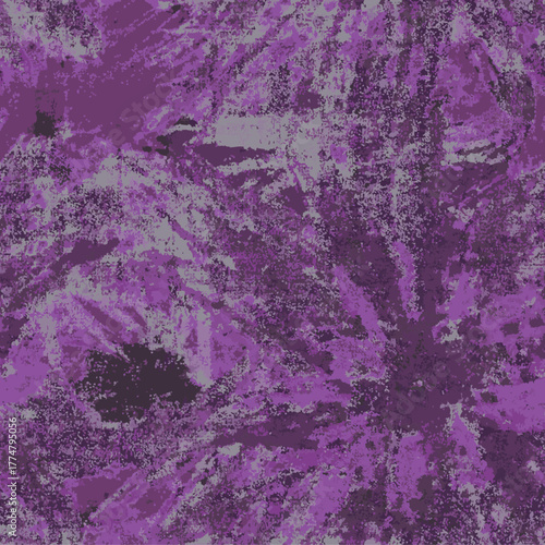 Abstract Grunge WallArt Big Macro Scale Vector Flowers Elements Seamless Pattern Grunge Aesthetic, Wall art style fashinonable, surrealist, hand made vector, all over print, botanical juggler green 