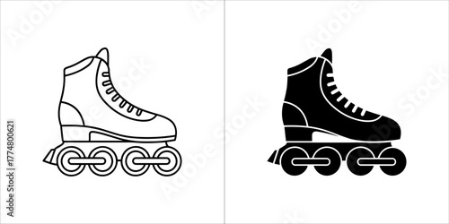 Inline skates icon