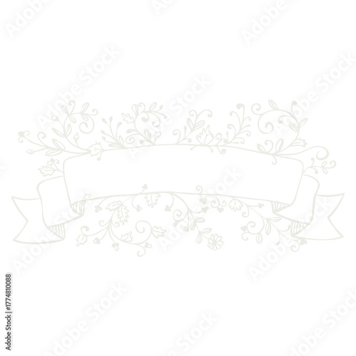 vector illustration of an abstract background with ribbon