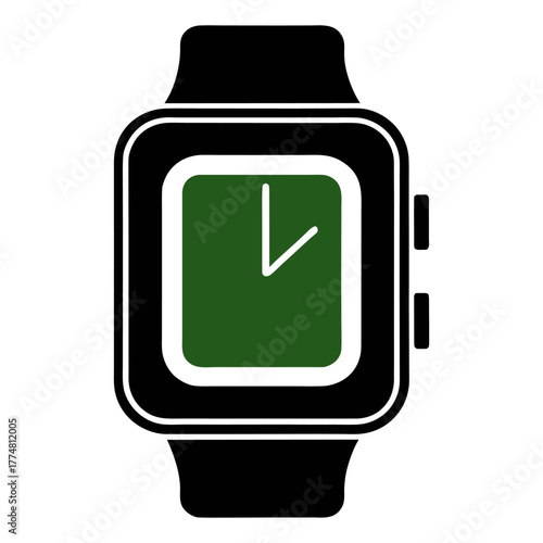 wristwatch vector illustration