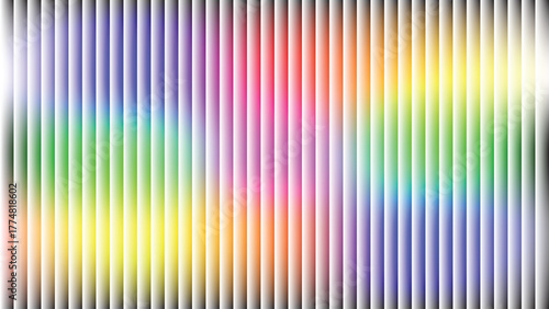 Vibrant abstract background with a dynamic arrangement of vertical rainbow color stripes, creating a modern and eye-catching visual effect for diverse design projects