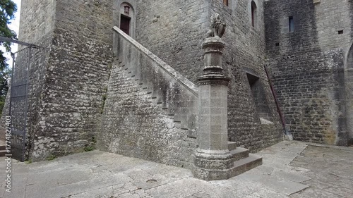 old castle of Brolio in the Chianti region, italy