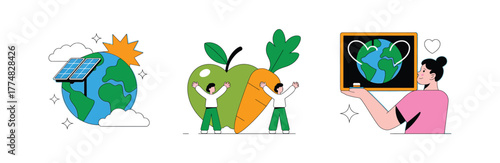 People care about the planet, green energy and healthy food