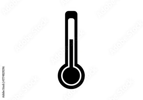 Thermometer icon generative ai