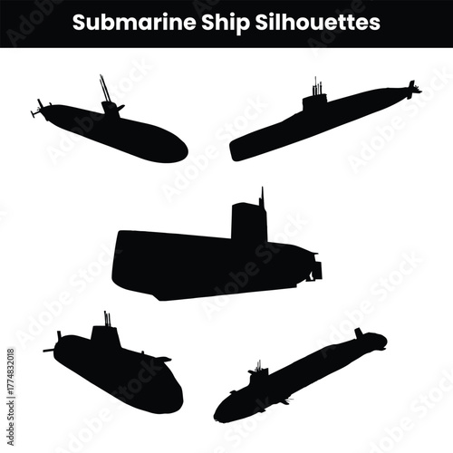 Submarine Ship Silhouette