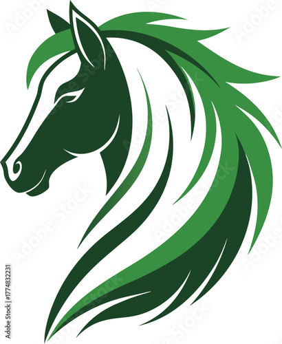 Elegant horse head logo design a graceful equine symbol for equestrian, animalrelated, or natureinspired businesses a timeless and sophisticated brand