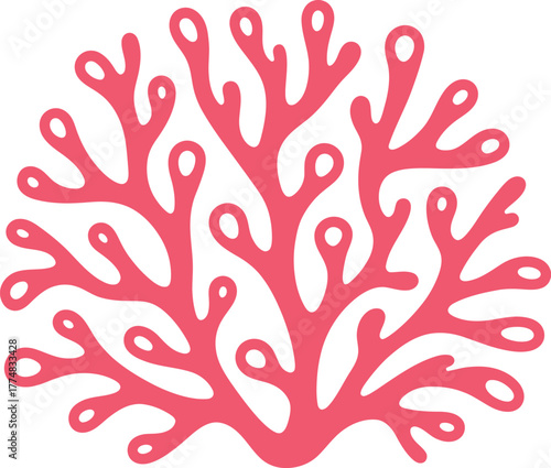 Pink Coral Illustration