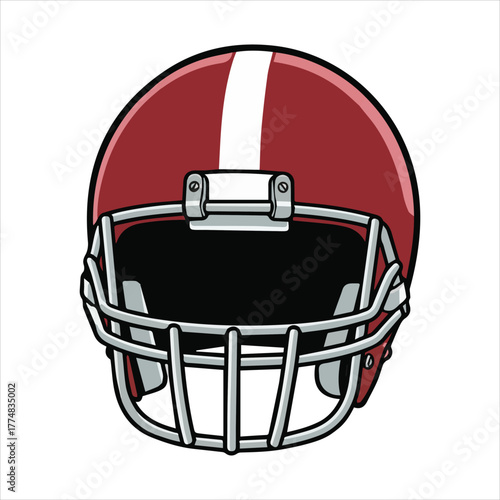 American Football Helmet Protective Gear for Athletes Training and Playing Games