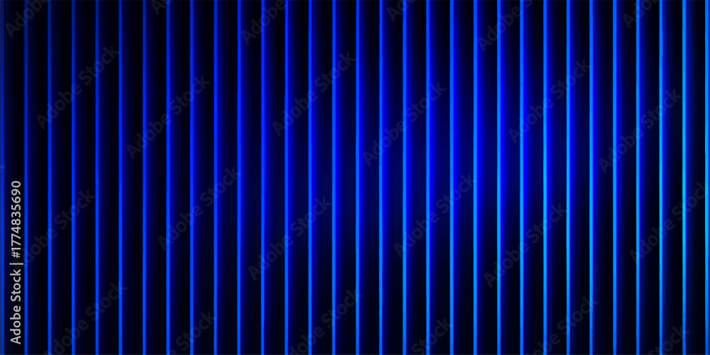 Obraz premium Blue and white vertical striped curtain texture pattern backdrop design