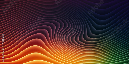 Abstract fractal burst with blue and green swirl light pattern and vortex motion digital art wallpaper illustration texture design