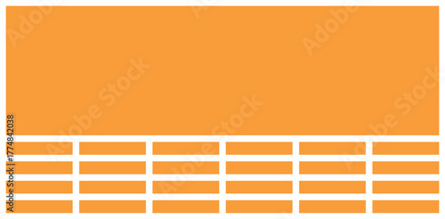 Abstract geometric design with bold color palette