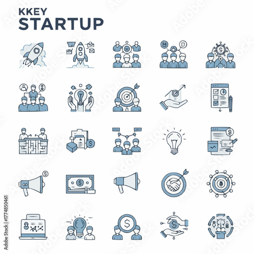 Startup and Business Icons Collection