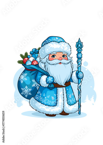 BLUE SANTA CLAUS