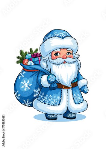 BLUE SANTA CLAUS