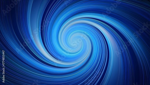 abstract twirling blue background