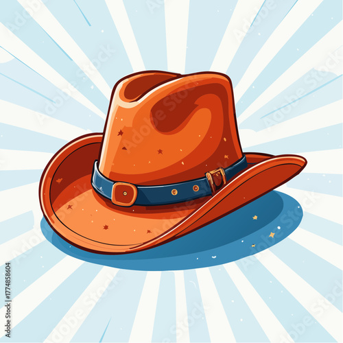 cowboy hat vector illustration