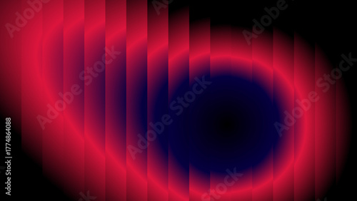Abstract Red and Blue Gradient Background with Geometric Partitioning Creates a Modern and Dynamic Visual Experience for Design Projects and Technological Representations Emphasizing