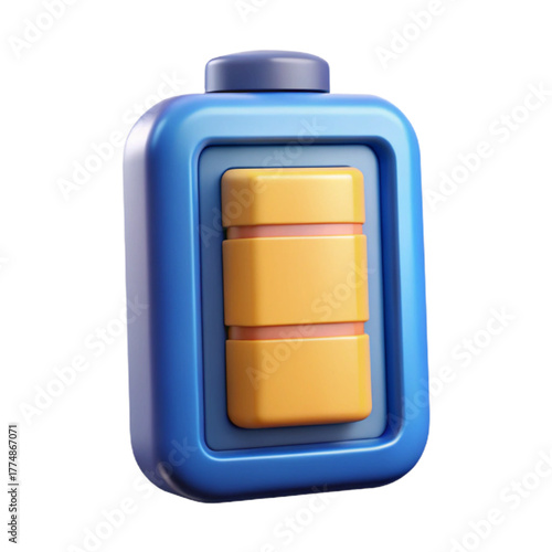 battery charger isolated on white background