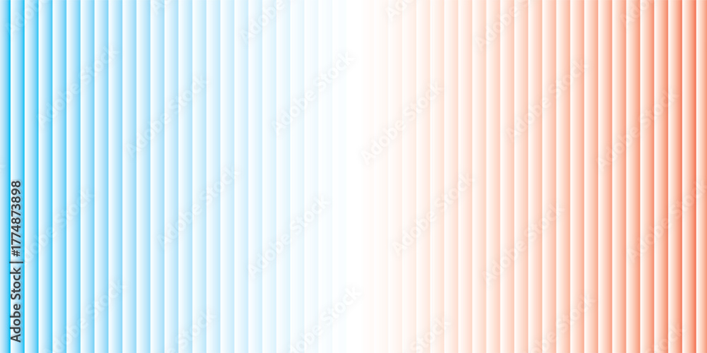 Fototapeta premium Vertical Warm and Cool Striped Gradient Background