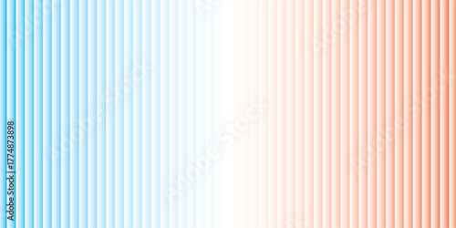 Vertical Warm and Cool Striped Gradient Background