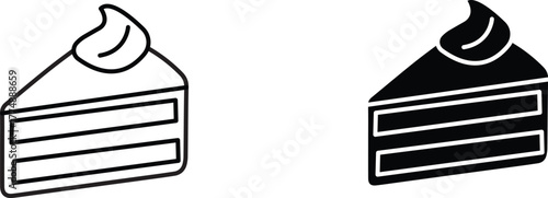 pastry  icon vector graphic illustration  with white background flat hand made icon fill icon .