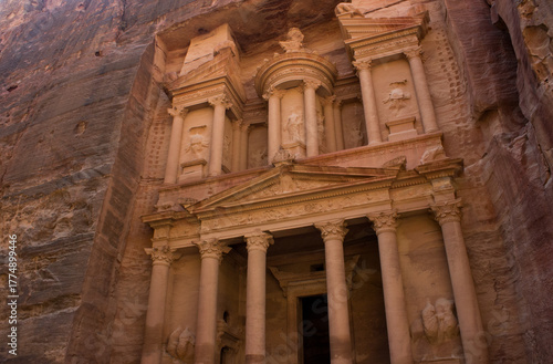 Petra, Jordan. The city of Petra, the capital of the Nabataeans, is one of the most famous archaeological sites in the world.