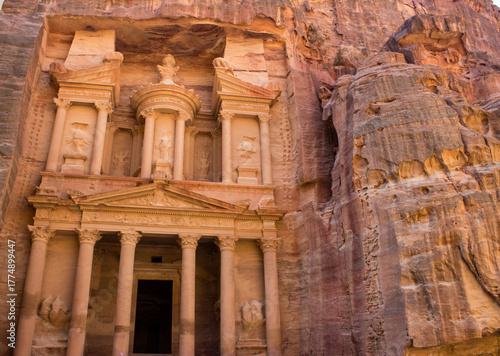 Petra, Jordan. The city of Petra, the capital of the Nabataeans, is one of the most famous archaeological sites in the world.