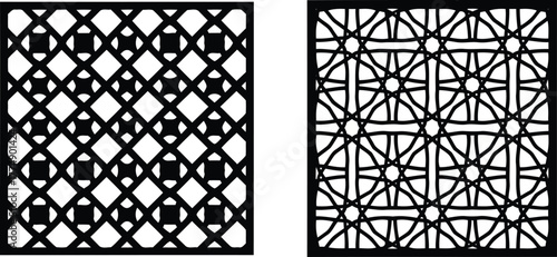 Intricate geometric patterns designs for backgrounds wallpapers textiles or creative projects and graphic design projects