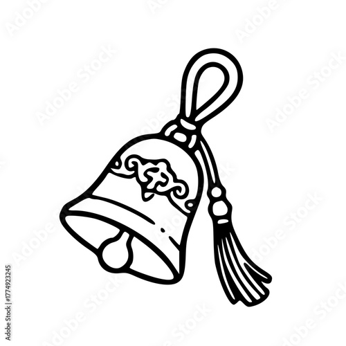 Chinese bell ornament lucky charm