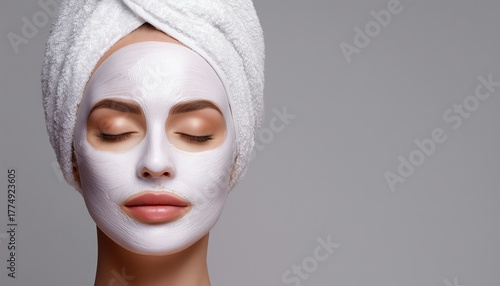 Luxurious Spa Facial Mask At The Day Spa. Treat Yourself To A Rejuvenating Facial Treatment With This Exclusive Spa Mask. Achieve Radiant, Glowing Skin.
