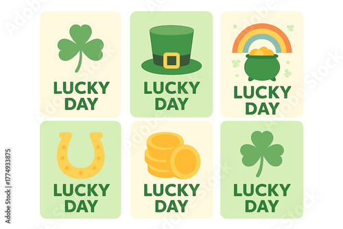 Celebrating St. Patrick's Day with symbols of luck and joy in vibrant green colors