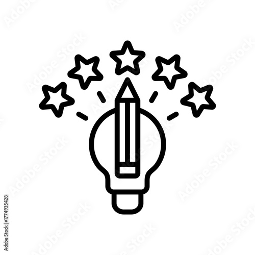creativity Icon outline