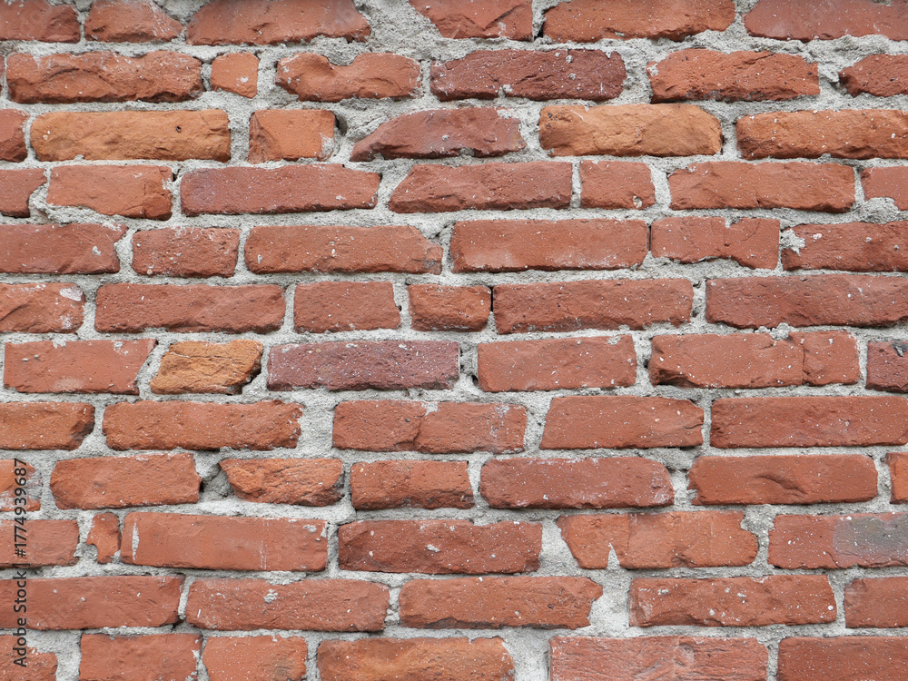 Fototapeta premium red brick wall background