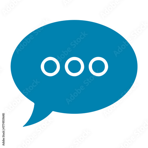 Chat icon, conversation and messaging symbol, digital communication illustration representing online chat, social interaction, and real-time text exchange concept
