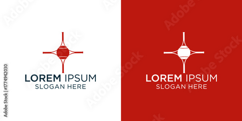 Creative modern logo design featuring abstract geometric shapes, perfect for startups, technology brands, or innovative businesses seeking a unique brand identity