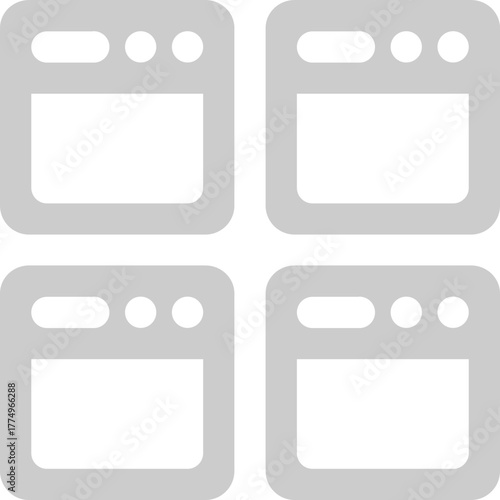 four windows icon