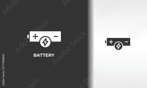 Battery Vector, Icon Or Logo Sign Isolated Symbol Illustration